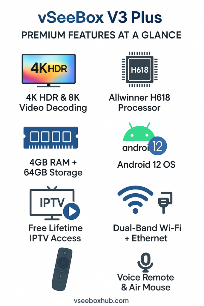 vSeeBox V3 Plus Features